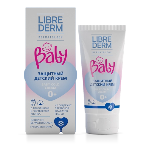 

Librederm Baby Cold-cream, защитный детский крем с ланолином и экстрактом хлопка 50 мл