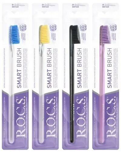 Rocs, Зубная щетка Классическая средняя, 1 шт.