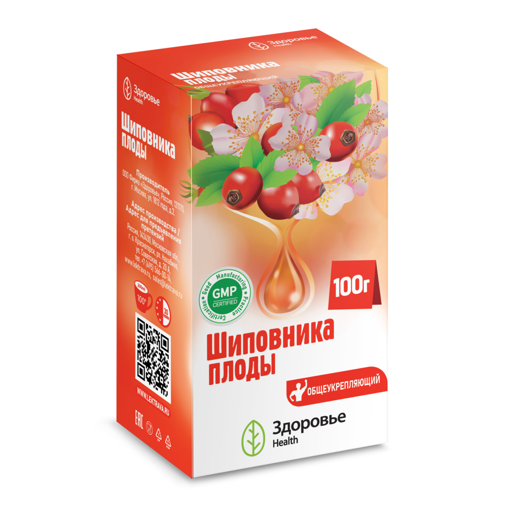 

Шиповник плоды, пачка 100 г