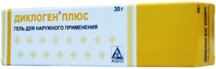 Диклоген Плюс гель 1% 30 г для наружного применения