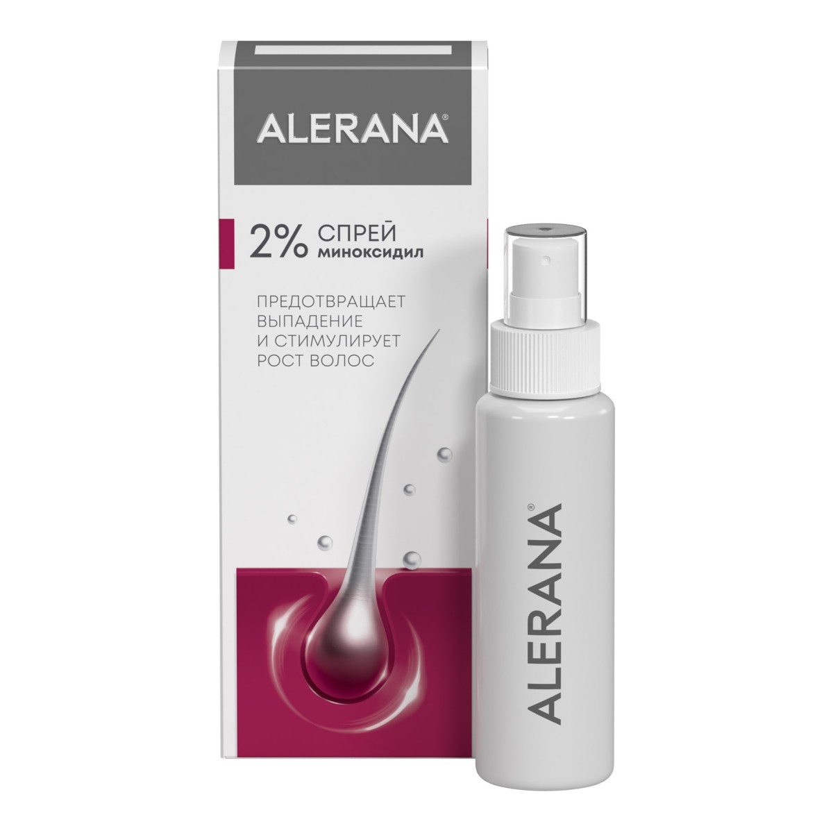 Алерана, спрей 2%, 60 мл