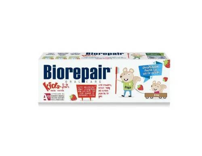 

Biorepair Kids, Зубная паста детская 0-6 лет Экстракт земляники, 50 мл