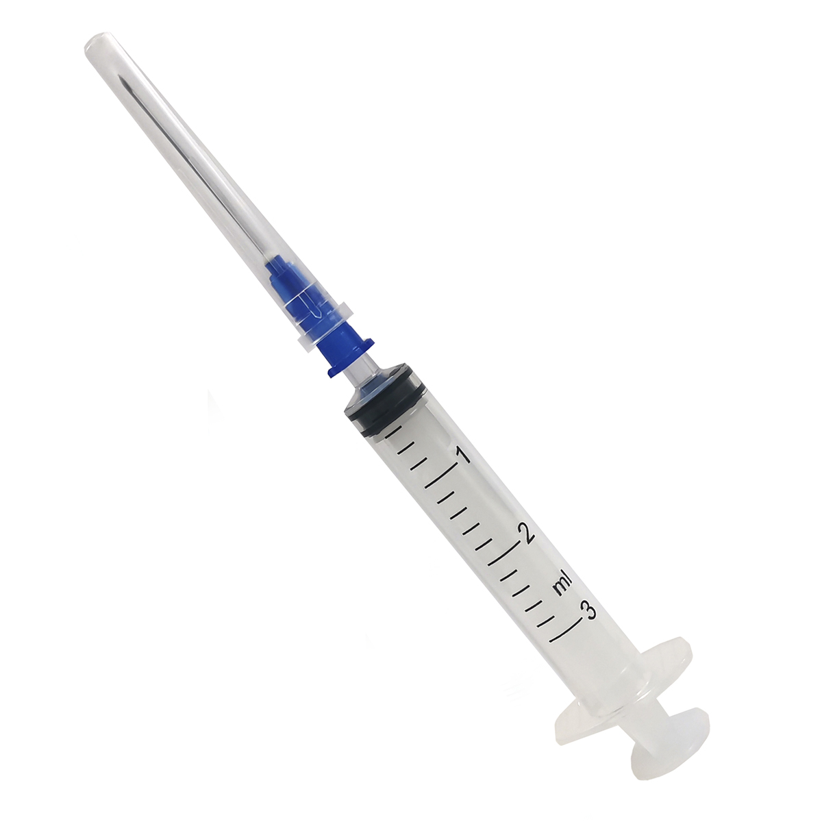 Шприц одноразовый стерильный 3-х трехкомпонентный Луер 3 мл с иглой 23G 06х 30мм 100 шт 477₽