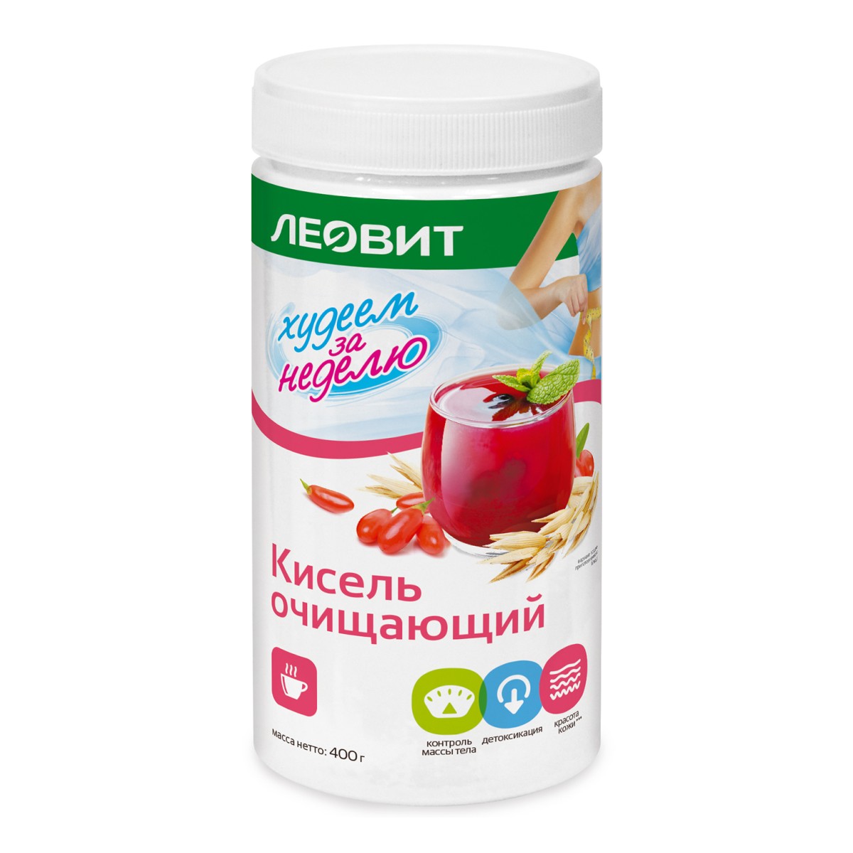 ЛЕОВИТ Кисель Очищающий, 400 г