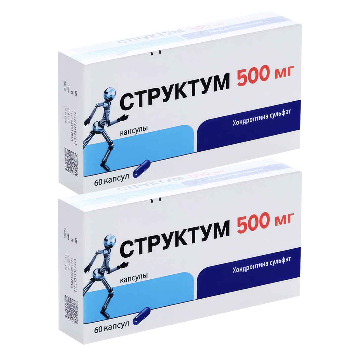 

Набор 2уп Структум капсулы 500мг 60шт