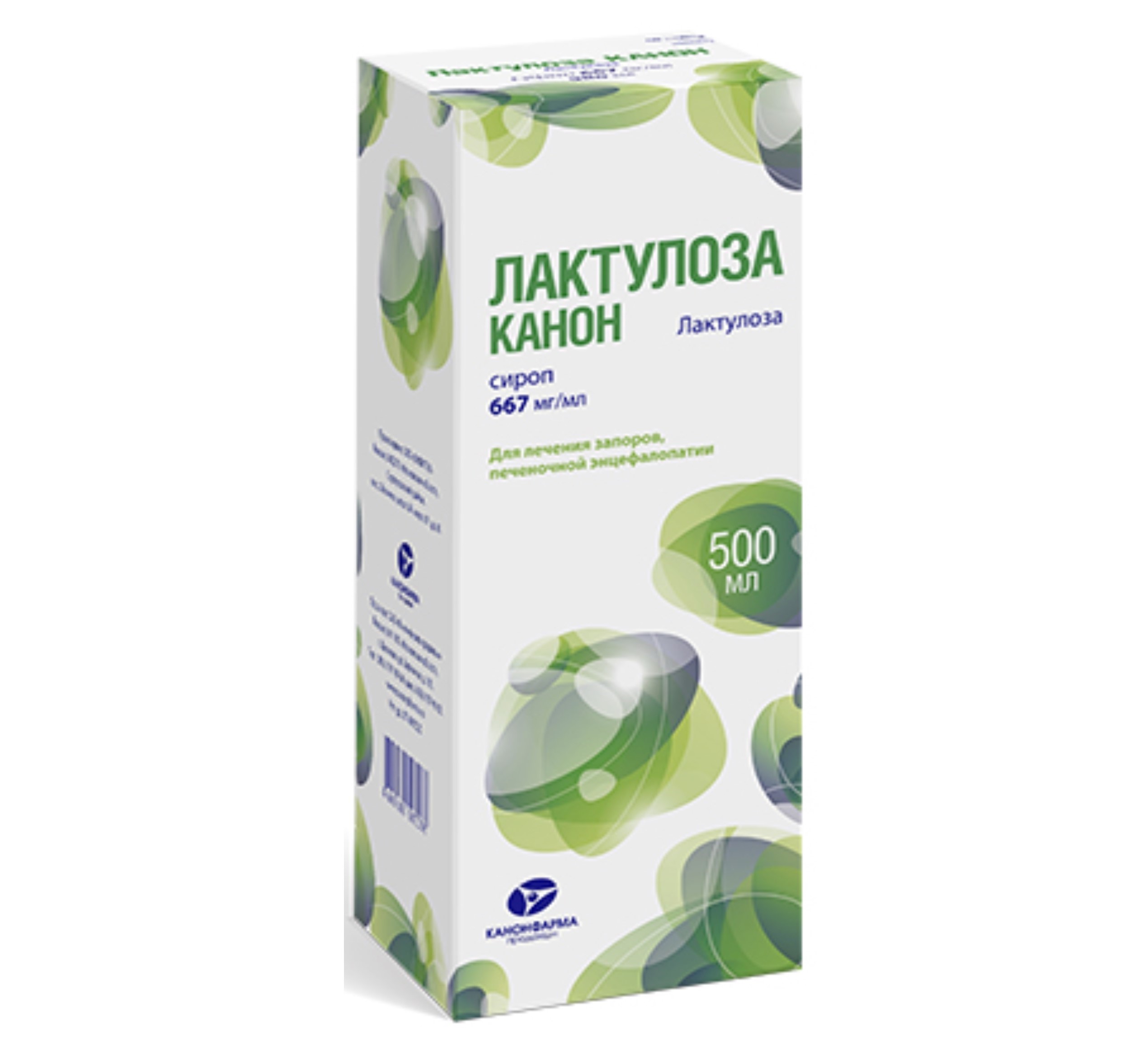 

Лактулоза Канон, сироп 667 мг/мл, 500 мл