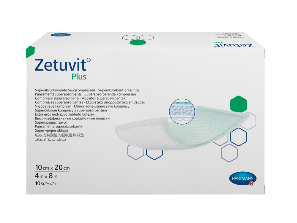 Hartmann Zetuvit Plus, повязка стерильная суперабсорбирующая 10 х 20 см, 10 шт. руническая диагностика