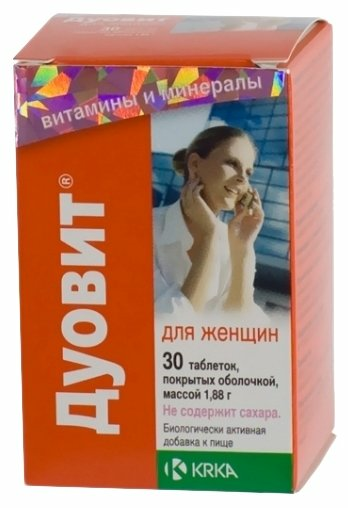 Дуовит для женщин таблетки покрыт плен об 30 шт 699₽