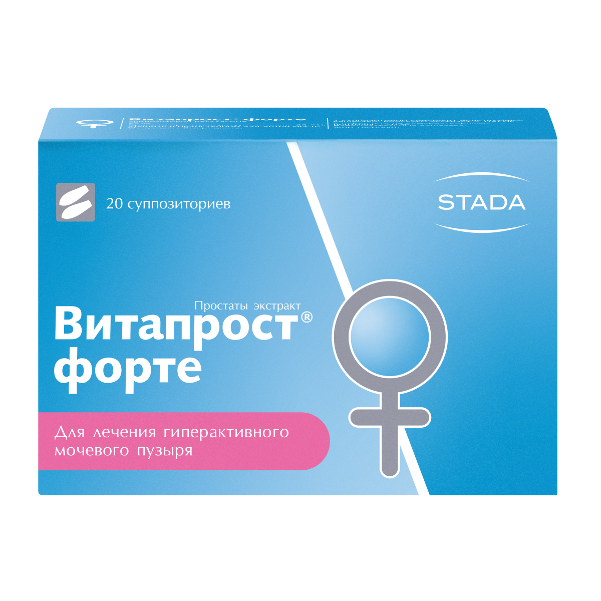 

Витапрост форте, суппозитории ректальные 20 мг, 20 шт.