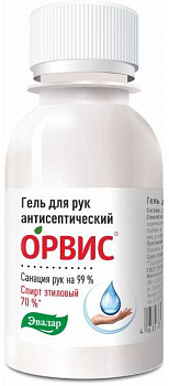 ОРВИС, гель для рук антисептический, 100 мл (арт. 238114)