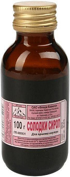 Солодки корня сироп, 100 г (арт. 230588)