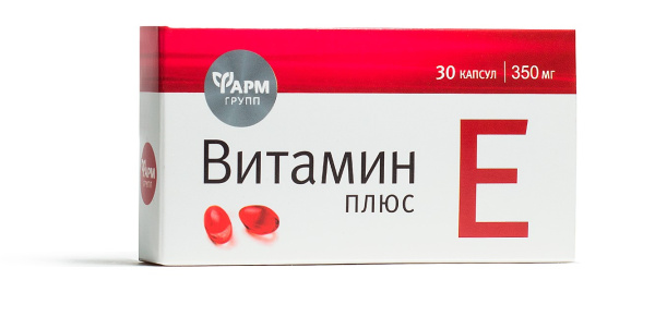 Витамин Е Плюс, капсулы 350мг, 30шт. Москва POLZAru интернет-аптека