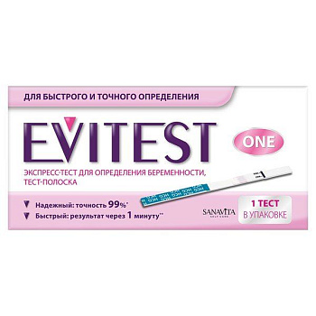 EviTest One, тест на беременность, набор 1+1 (арт. 246082)