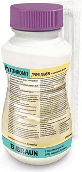 Nutricomp Дринк Диабет, смесь ваниль, 200 мл (арт. 238582)