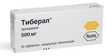 Тиберал, таблетки покрыт. плен. об. 500 мг, 10 шт. (арт. 225361)