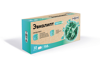 Эвкалипт Премиум BioForte, таблетки 750 мг, 30 шт. (арт. 242743)