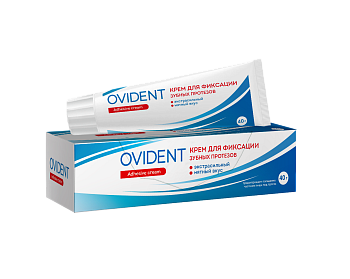 OVIDENT, Крем для фиксации зубных протезов Экстрасильный, 40 мг (арт. 285955)