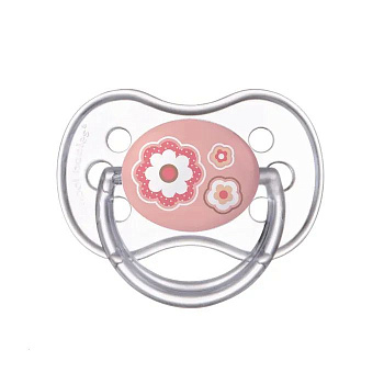 Canpol Пустышка симметричная, силиконовая, Newborn baby, 1 шт., 0-6 месяцев (арт. 223535)