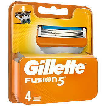 Gillette Fusion сменные кассеты, 4 шт. (арт. 260842)
