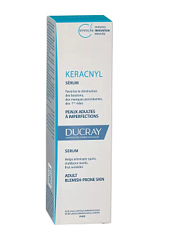 Ducray Keracnyl, сыворотка разглаживающая для проблемной кожи, 30 мл, 1 шт. (арт. 292812)