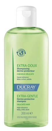 Ducray extra-doux, защитный шампунь для частого применения без парабенов 200 мл, 1 шт. (арт. 292853)