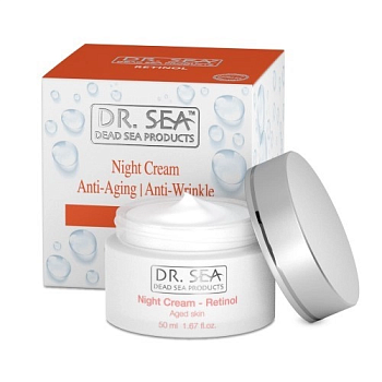 Dr. Sea, крем для лица ночной для возрастной кожи с ретинолом, 50 мл (арт. 293922)