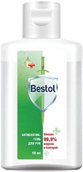 Bestol, гель-антисептик для рук, 60 мл (арт. 214858)
