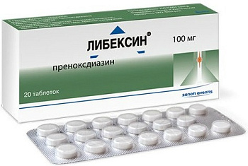 Либексин, таблетки 100 мг, 20 шт. (арт. 170546)