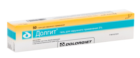 Долгит, гель 5%, 50 г (арт. 178427)