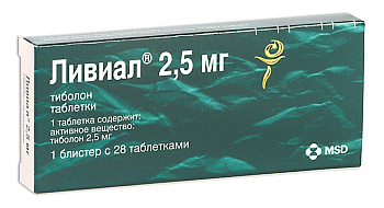 Ливиал, таблетки 2.5 мг, 28 шт. (арт. 172360)