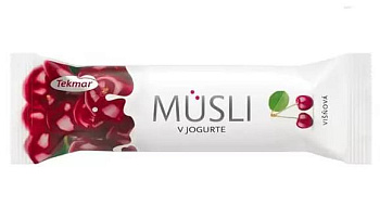 Мюсли, батончик вишневый в йогуртовой глазури, 30 г (арт. 231780)