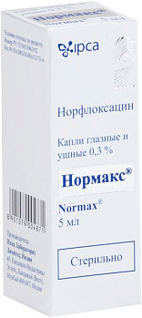 Нормакс, капли 0.3%, 5 мл (арт. 182381)