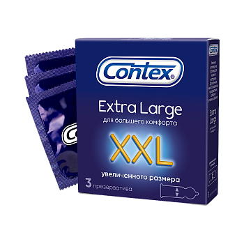 Презервативы Contex Extra Large, 3 шт. (арт. 183853)