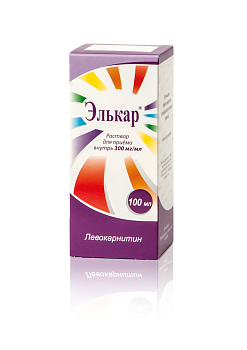 Элькар, раствор 300 мг/мл, 100 мл (арт. 187883)