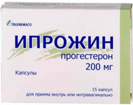 Ипрожин, капсулы 200 мг, 15 шт. (арт. 190575)