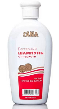 TANA, шампунь дегтярный, 300 мл (арт. 221476)