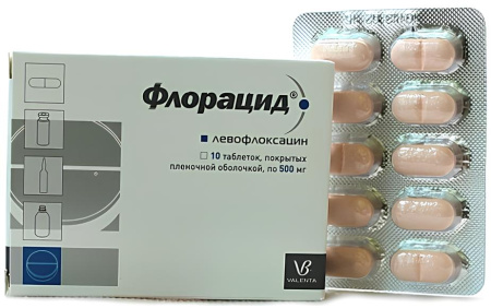 Флорацид, таблетки покрыт. плен. об. 500 мг, 10 шт. (арт. 191255)