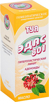 Эдас-801 Туя, масло для мест применения, флакон 15 мл (арт. 289009)