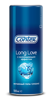 Contex Long Love, гель-смазка с охлаждающим эффектом, 100 мл (арт. 192076)