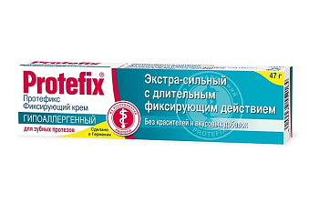 Протефикс Экстра Сильный, для фиксации зубных протезов (гипоаллергенный), 40 мл (арт. 192095)