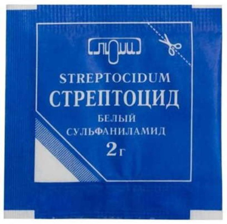 Стрептоцид, порошок (Люми), пакетик 2 г (арт. 172632)