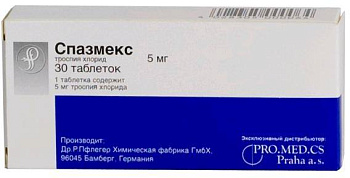 Спазмекс, таблетки 5 мг, 30 шт. (арт. 170622)