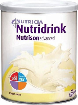 Nutridrink Nutrison Advanced, сухая смесь для энтерального питания, банка 322 г (арт. 187026)