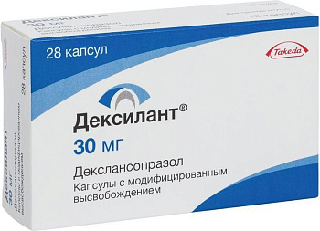 Дексилант®, капсулы с модиф. высв. 30 мг, 28 шт. (арт. 196196)