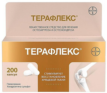 Терафлекс, капсулы 500 мг+400 мг, 200 шт.