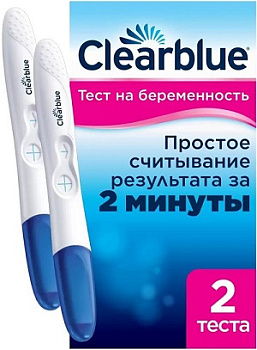 Clearblue, тест на беременность, 2 шт. (арт. 222966)