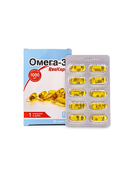 Омега-3, капсулы массой 1400 мг (содержание омега-3 1000мг), 30 шт. (арт. 223202)