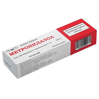 Метронидазол, гель 1%, 30 г (арт. 201392)