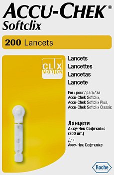 Ланцеты Accucheck Софтликс, 200 шт. (арт. 202512)