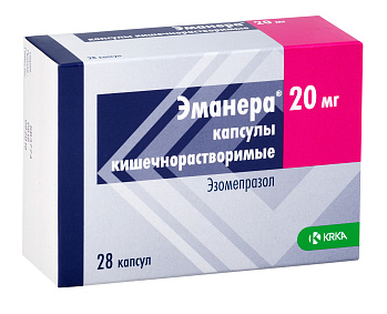 Эманера, капсулы 20 мг, 28 (арт. 202711)